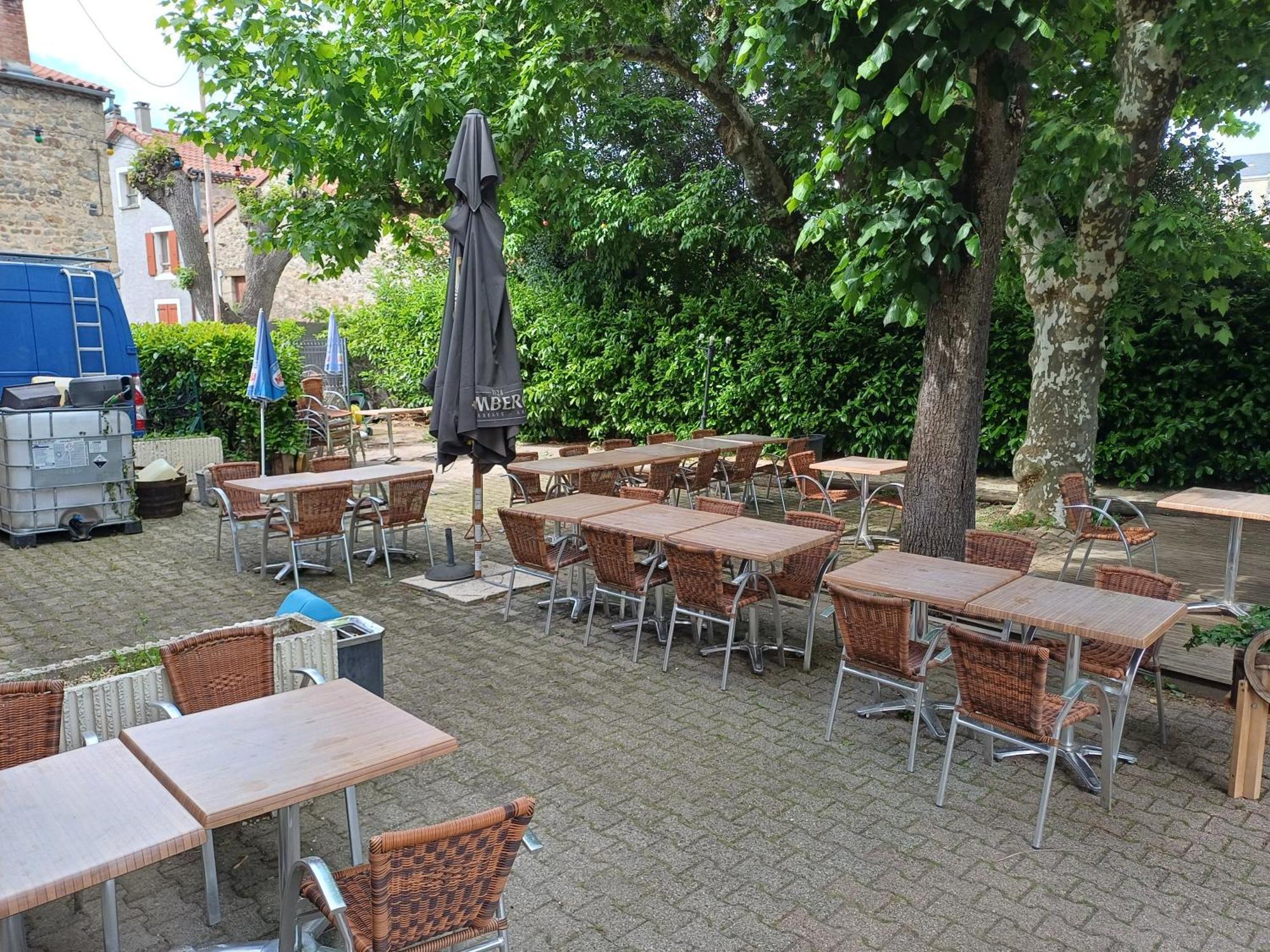 Auberge Des Platanes Villevocance Buitenkant foto